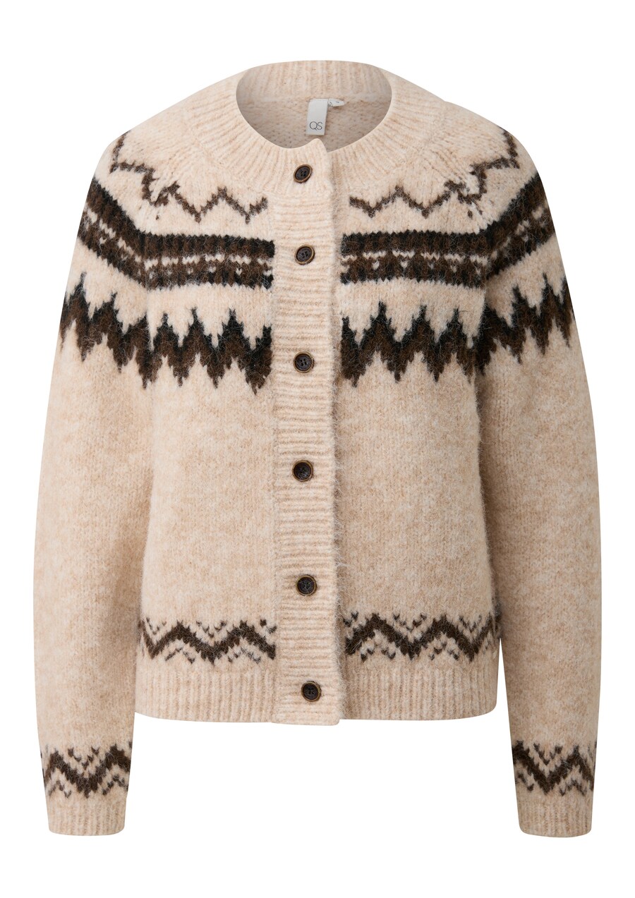 Вязаный кардиган QS, кремовый
Вязаный кардиган QS, кремовый