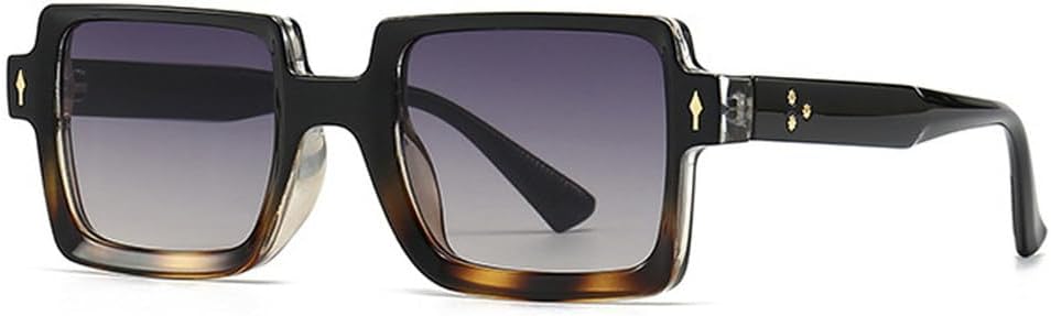 Солнцезащитные очки в стиле ретро с заклепками в стиле панк, мужские, с защитой от УФ-излучения UV400, модные градиентные женские солнцезащитные очки TKKTLLT, Black Leopard Grey
Солнцезащитные очки в стиле ретро с заклепками в стиле панк, мужские, с защитой от УФ-излучения UV400, модные градиентные женские солнцезащитные очки TKKTLLT, Black Leopard Grey