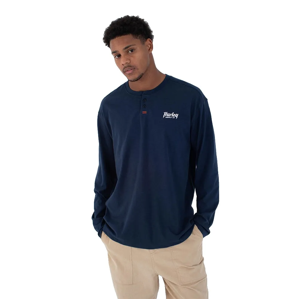 Футболка с длинным рукавом Hurley Merchant Henley, синий
Футболка с длинным рукавом Hurley Merchant Henley, синий