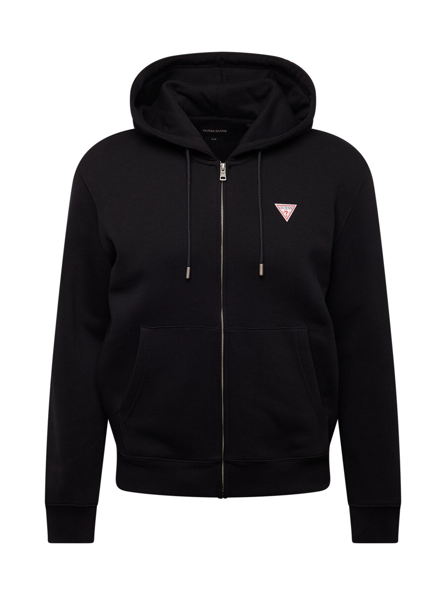 Толстовка с капюшоном на молнии GUESS JEANS, черный
Толстовка с капюшоном на молнии GUESS JEANS, черный