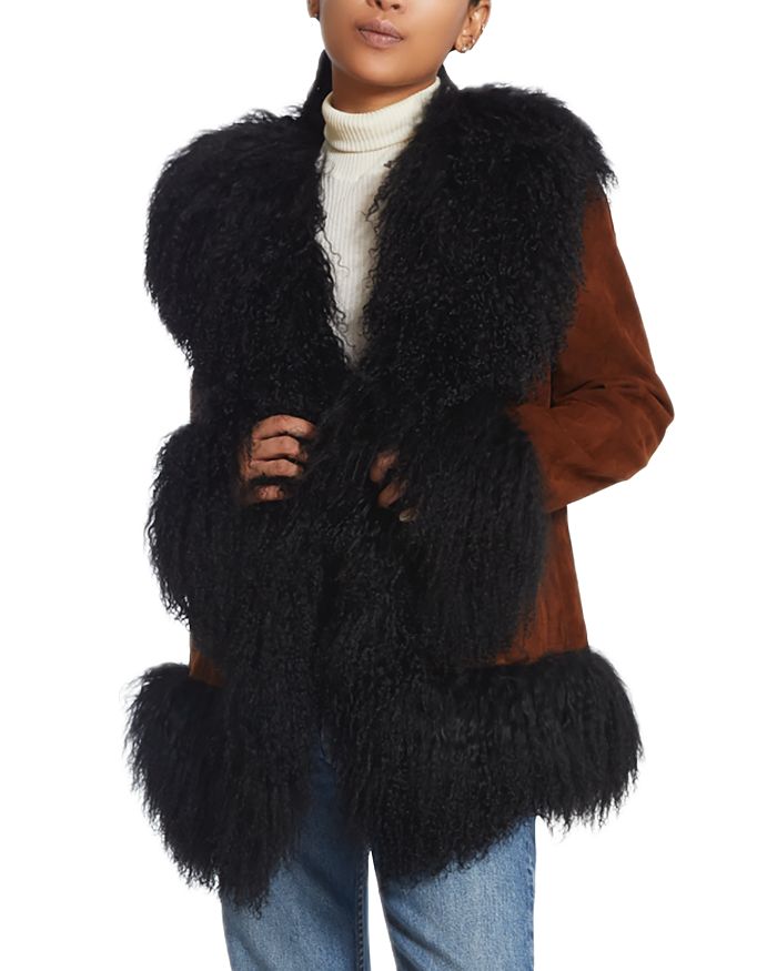 Пальто Dorothy из коньячной замши с отделкой из овчины Susanna Chow, коричневый
Пальто Dorothy из коньячной замши с отделкой из овчины Susanna Chow, коричневый