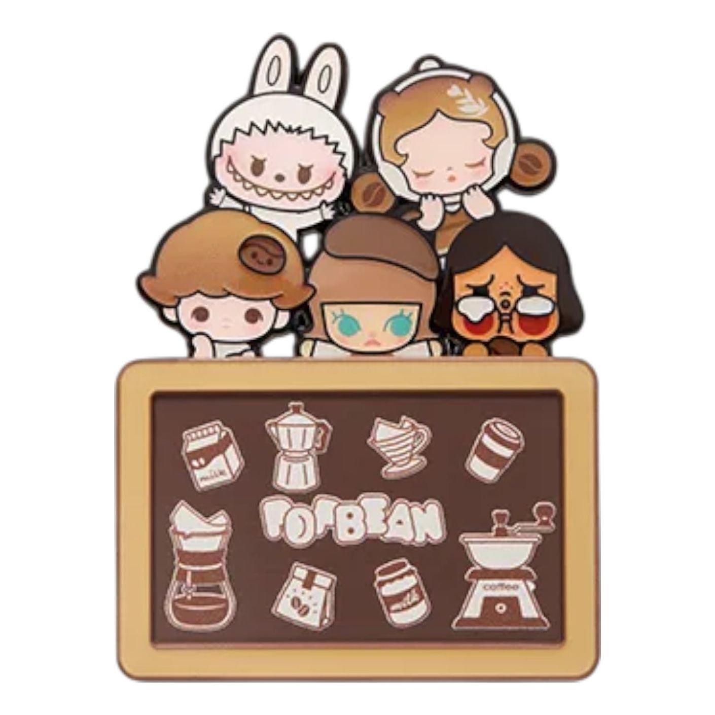 Фигурка Pop Mart Pop Bean Coffee Factory Fridge Magnet 'Coffee Family Combo' Secret Edition
Фигурка Pop Mart Pop Bean Coffee Factory Fridge Magnet 'Coffee Family Combo' Secret Edition