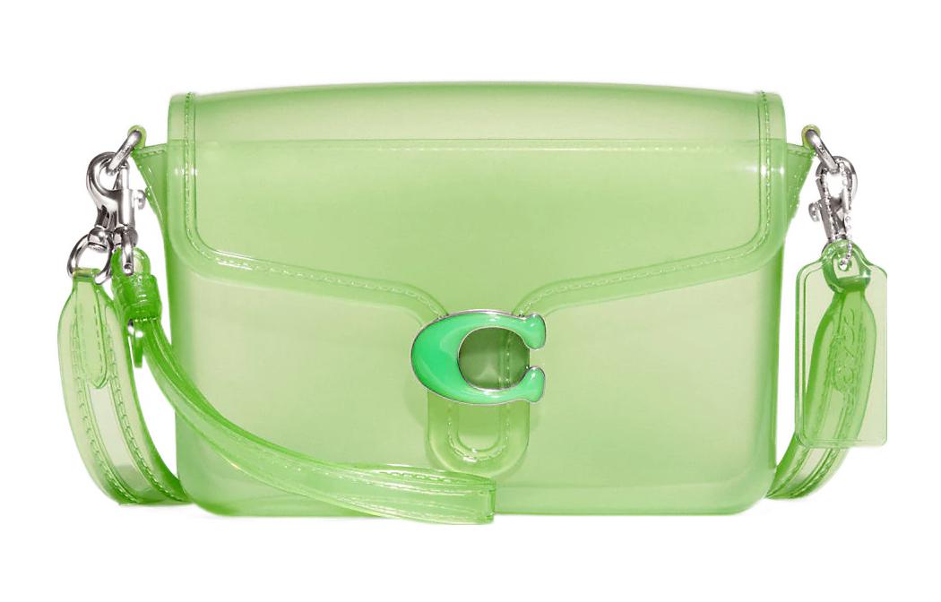 COACH Женская зеленая сумка через плечо из ПВХ среднего размера
COACH Женская зеленая сумка через плечо из ПВХ среднего размера