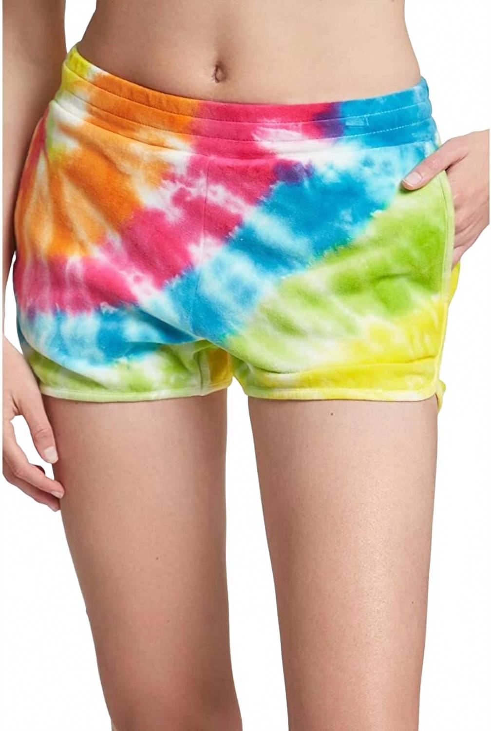 Тай-дай велюровые шорты в спиральном дизайне Juicy Couture, Spiral Combo
Тай-дай велюровые шорты в спиральном дизайне Juicy Couture, Spiral Combo