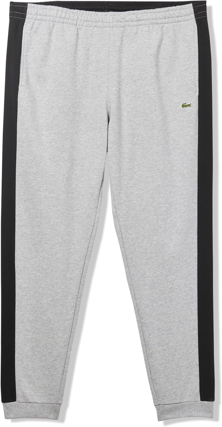 Мужские зауженные спортивные брюки Lacoste с цветными блоками, Gray & Black
Мужские зауженные спортивные брюки Lacoste с цветными блоками, Gray & Black