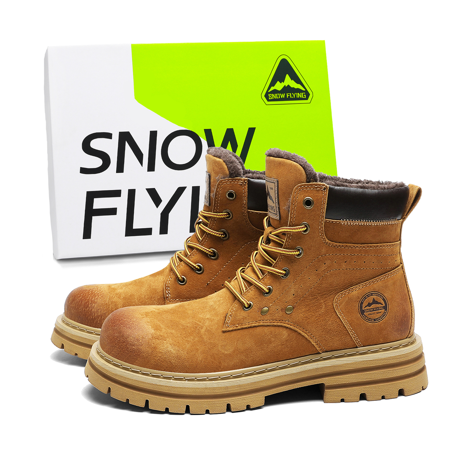 SNOW FLYING Зимние тактические ботинки Crew Martin унисекс карамельно-коричневые с флисовой подкладкой, цвет Caramel Brown (Fleece-Lined)
SNOW FLYING Зимние тактические ботинки Crew Martin унисекс карамельно-коричневые с флисовой подкладкой, цвет Caramel Brown (Fleece-Lined)