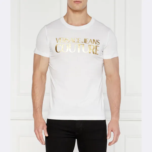 Облегающая футболка Versace, белый
Облегающая футболка Versace, белый