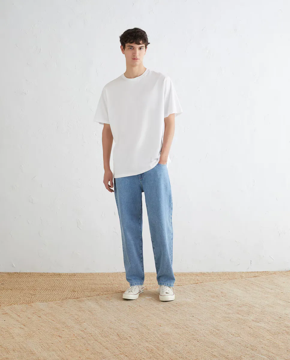 Мужская белая хлопковая футболка BCI с короткими рукавами Green Coast, белый
Мужская белая хлопковая футболка BCI с короткими рукавами Green Coast, белый