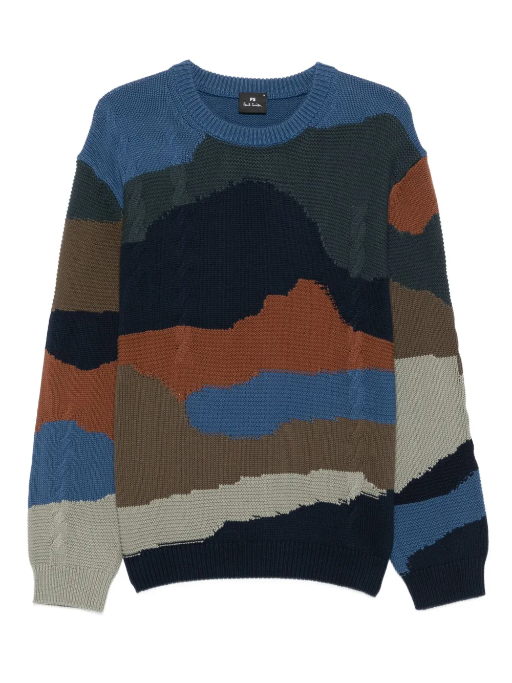 Свитер Mountains фактурной вязки в стиле колор-блок Ps Paul Smith, синий
Свитер Mountains фактурной вязки в стиле колор-блок Ps Paul Smith, синий