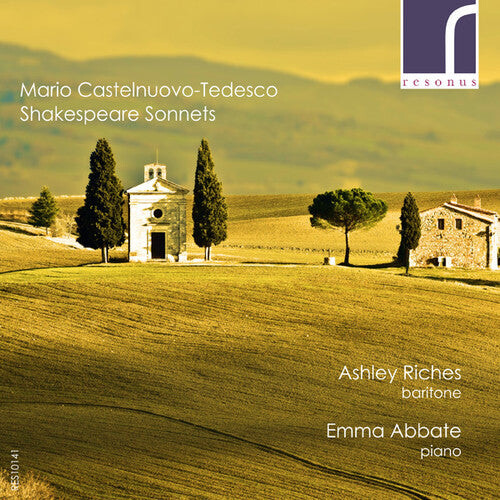 CD диск Castelnuovo-Tedesco / Riches / Abbate: Shakespeare Sonnets
CD диск Castelnuovo-Tedesco / Riches / Abbate: Shakespeare Sonnets