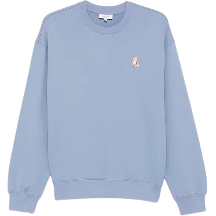 Хлопковая толстовка с вышивкой лисы Maison Kitsune, синий
Хлопковая толстовка с вышивкой лисы Maison Kitsune, синий