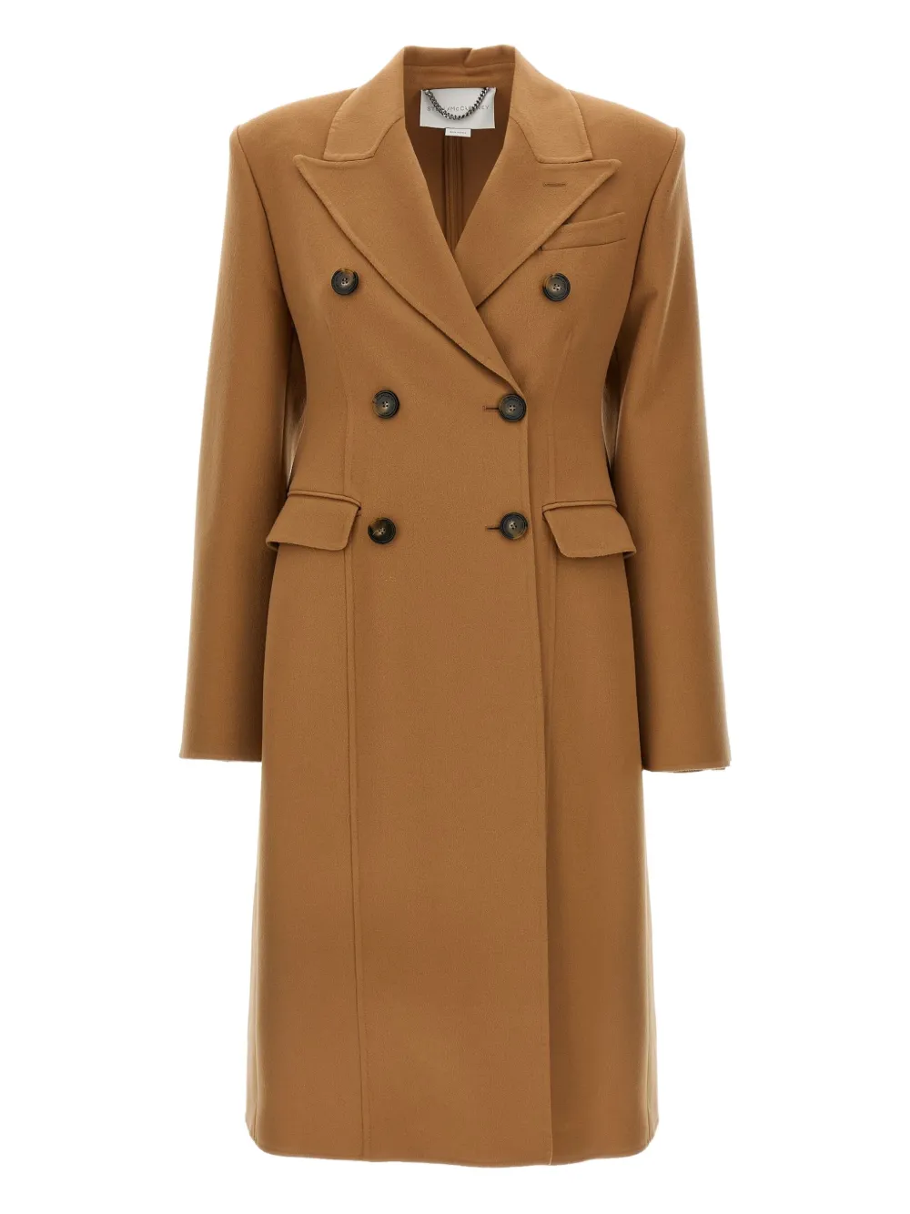 Двубортное пальто с заостренными лацканами STELLA MCCARTNEY, коричневый
Двубортное пальто с заостренными лацканами STELLA MCCARTNEY, коричневый