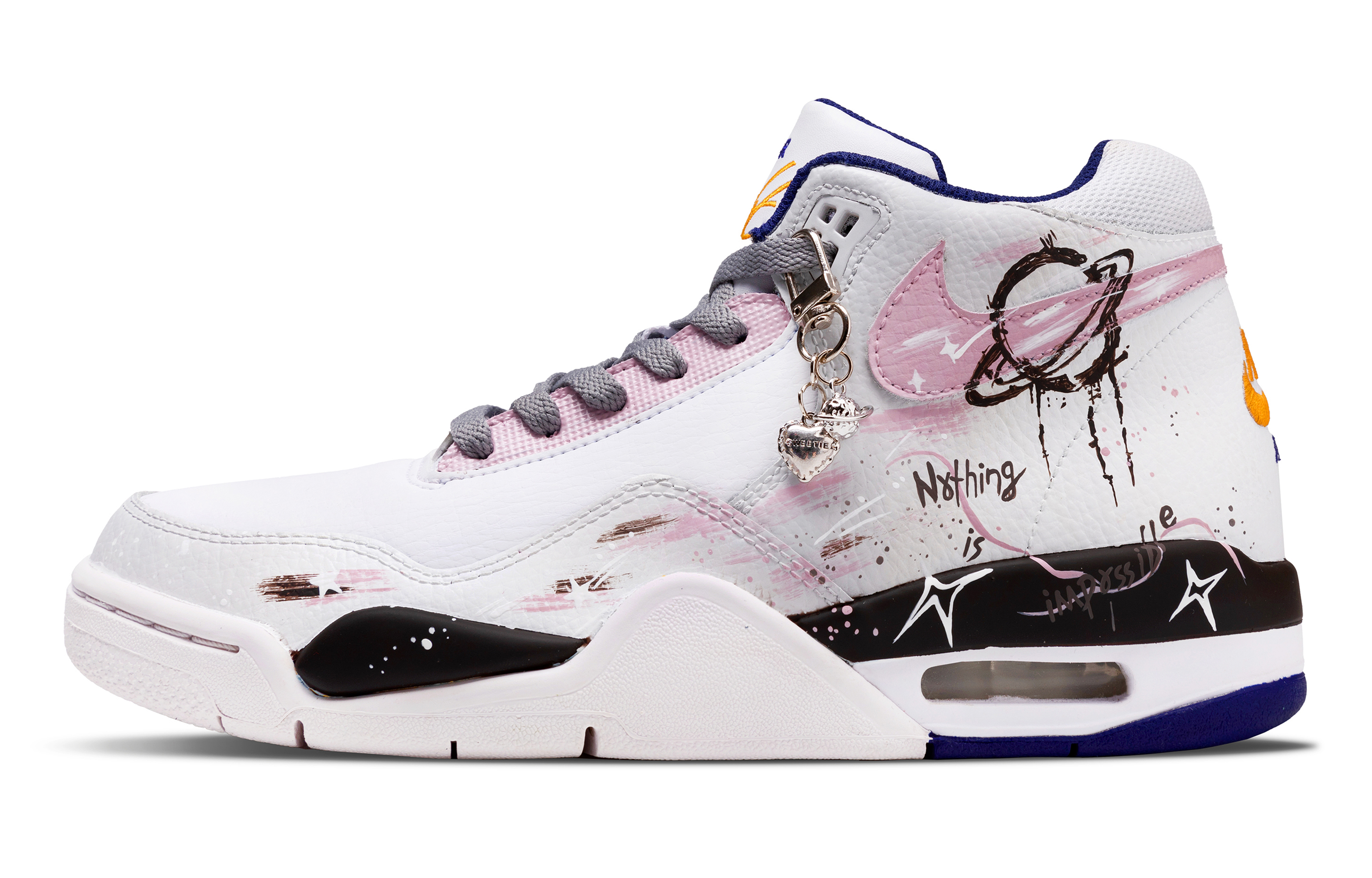 Nike Баскетбольные кроссовки Flight Legacy Steam Planet с противоскользящим покрытием, износостойкие, винтажные, среднего размера, мужские, белые, розовые, коричневые
Nike Баскетбольные кроссовки Flight Legacy Steam Planet с противоскользящим покрытием, износостойкие, винтажные, среднего размера, мужские, белые, розовые, коричневые