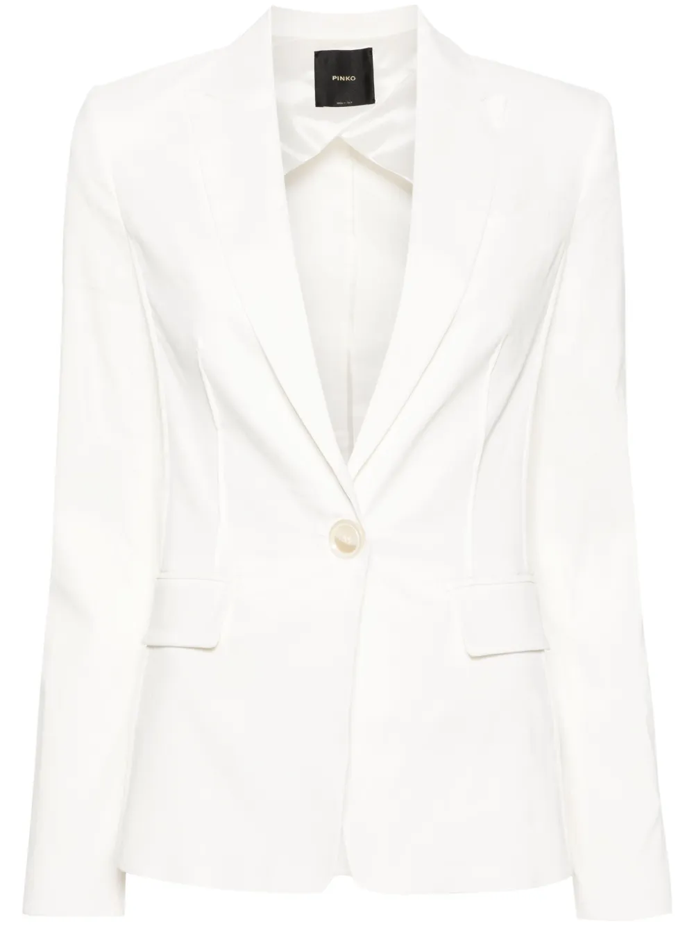 Блейзер Ghera из смесового льна PINKO, белый
Блейзер Ghera из смесового льна PINKO, белый
