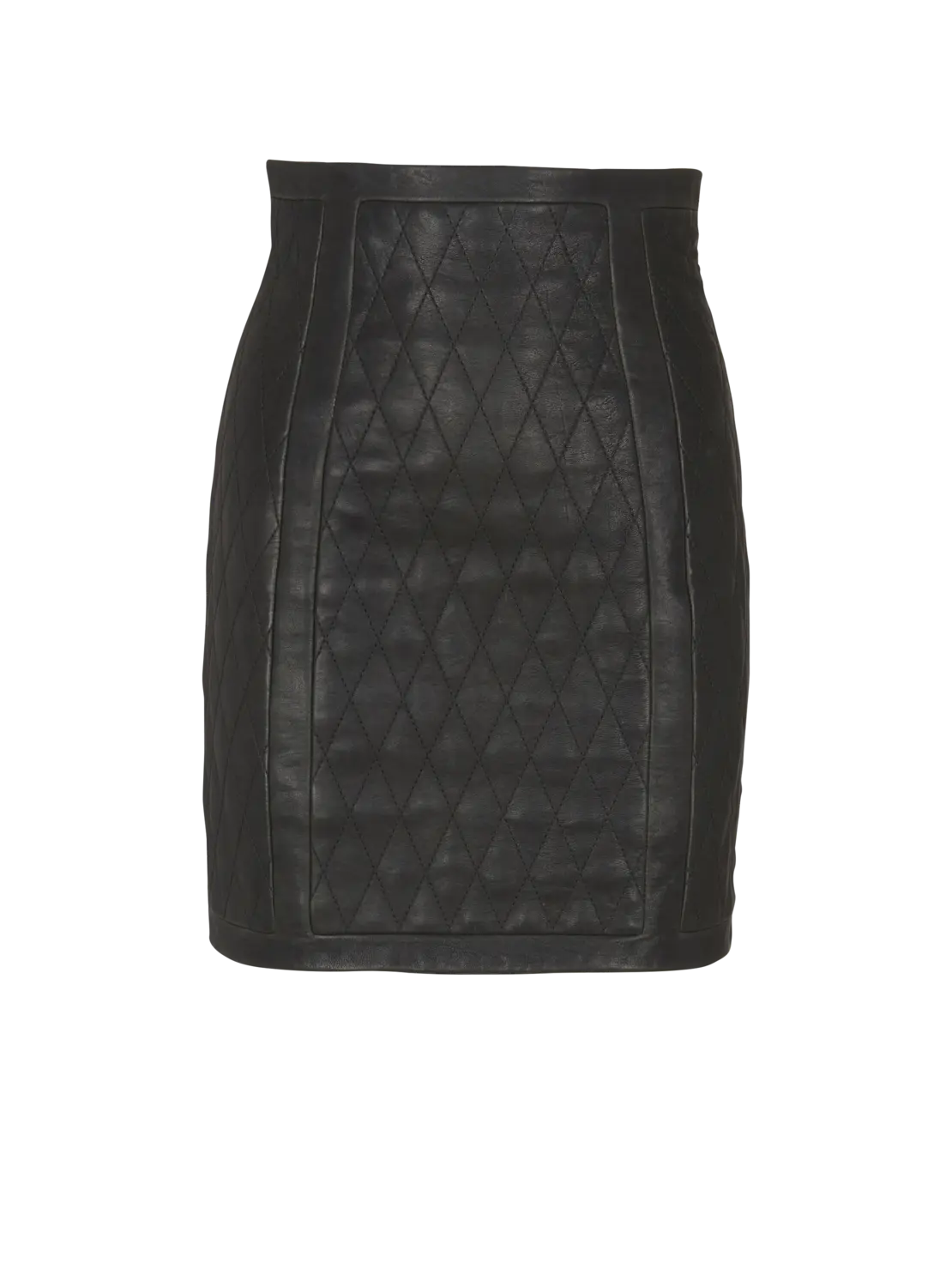 Стеганая юбка из ягнячьей кожи с ромбовидным узором Balmain, черный/красный
Стеганая юбка из ягнячьей кожи с ромбовидным узором Balmain, черный/красный