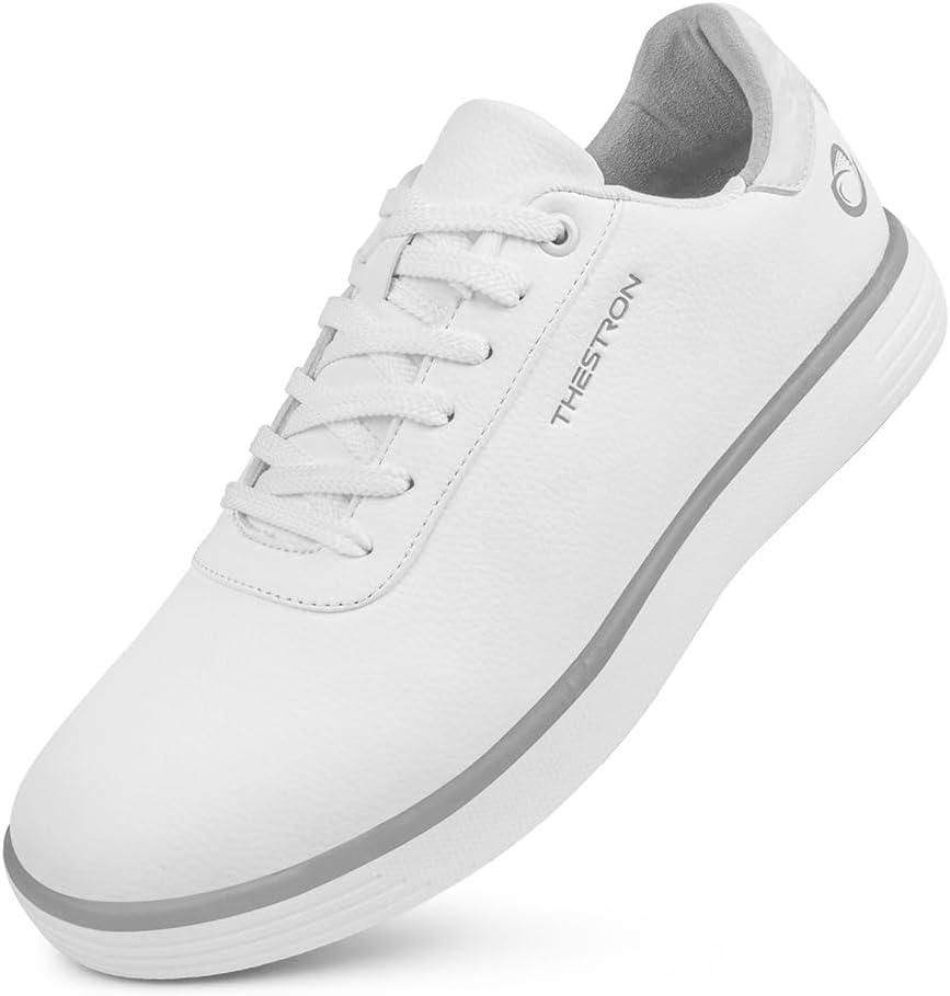 Мужские гольф-кроссовки THESTRON, удобные, нескользящие, повседневные спортивные обувь для гольфа, легкие кроссовки для гольфа, белый
Мужские гольф-кроссовки THESTRON, удобные, нескользящие, повседневные спортивные обувь для гольфа, легкие кроссовки для гольфа, белый