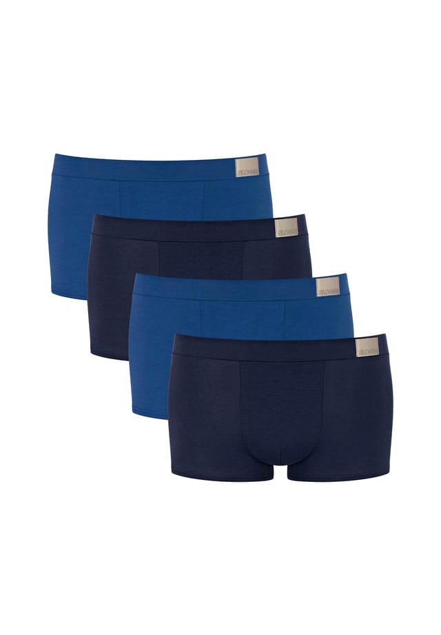 Упаковка из 4 пар трусов-хипстеров - натуральные трусы-боксеры c4p из хлопка-стрейч Sloggi, синий
Упаковка из 4 пар трусов-хипстеров - натуральные трусы-боксеры c4p из хлопка-стрейч Sloggi, синий