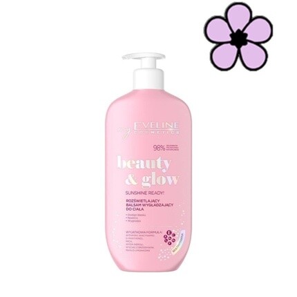 Beauty & Glow Sunshine Ready осветляющий и разглаживающий бальзам для тела 350 мл, Eveline
Beauty & Glow Sunshine Ready осветляющий и разглаживающий бальзам для тела 350 мл, Eveline