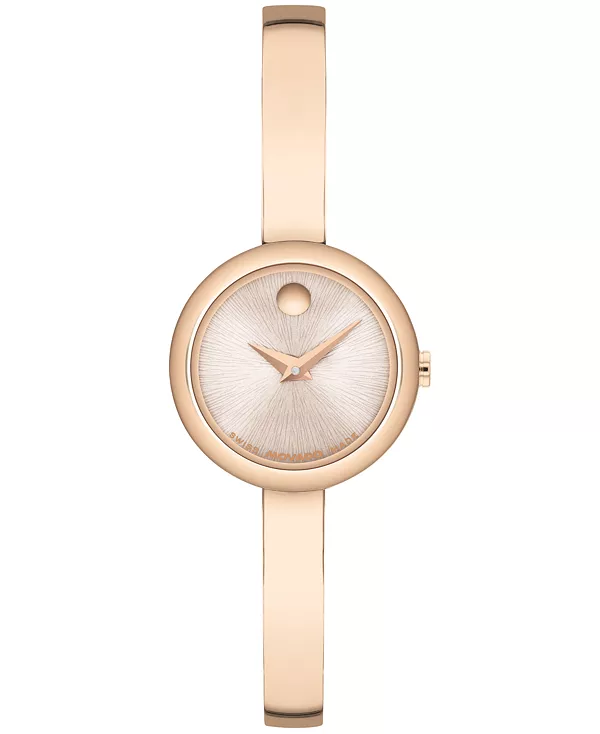 Женские часы Museum Bangle с круглым швейцарским кварцевым корпусом и розовым циферблатом, 21,50 мм Movado, rose-gold
Женские часы Museum Bangle с круглым швейцарским кварцевым корпусом и розовым циферблатом, 21,50 мм Movado, rose-gold
