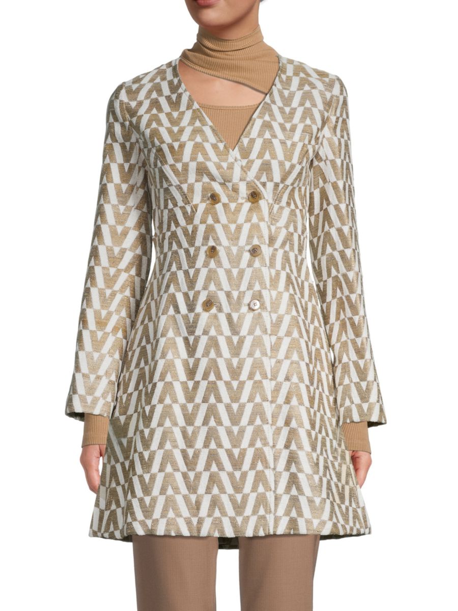 Пальто на шелковой подкладке с логотипом Valentino, золотой
Пальто на шелковой подкладке с логотипом Valentino, золотой