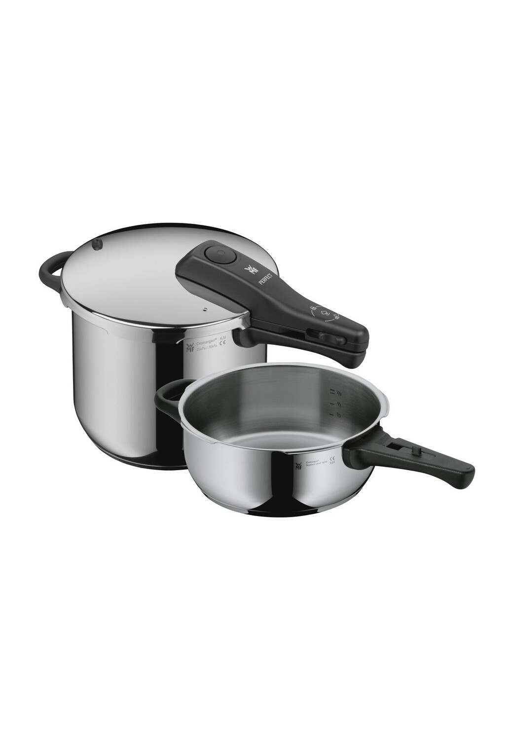 Набор скороварок ПЕРФЕКТ, 2 шт Wmf, edelstahl
Набор скороварок ПЕРФЕКТ, 2 шт Wmf, edelstahl