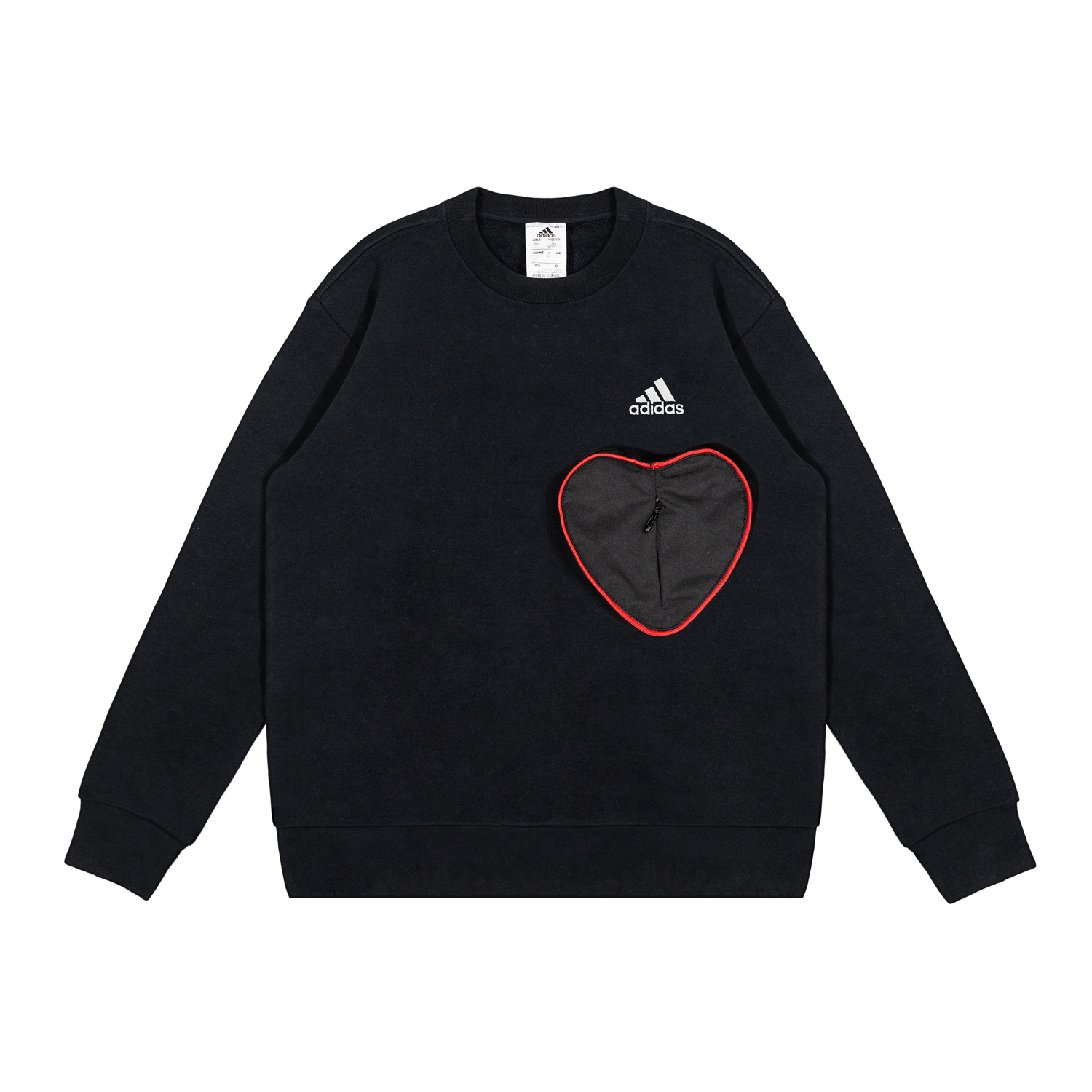 Свитшот унисекс черный Adidas 
Свитшот унисекс черный Adidas