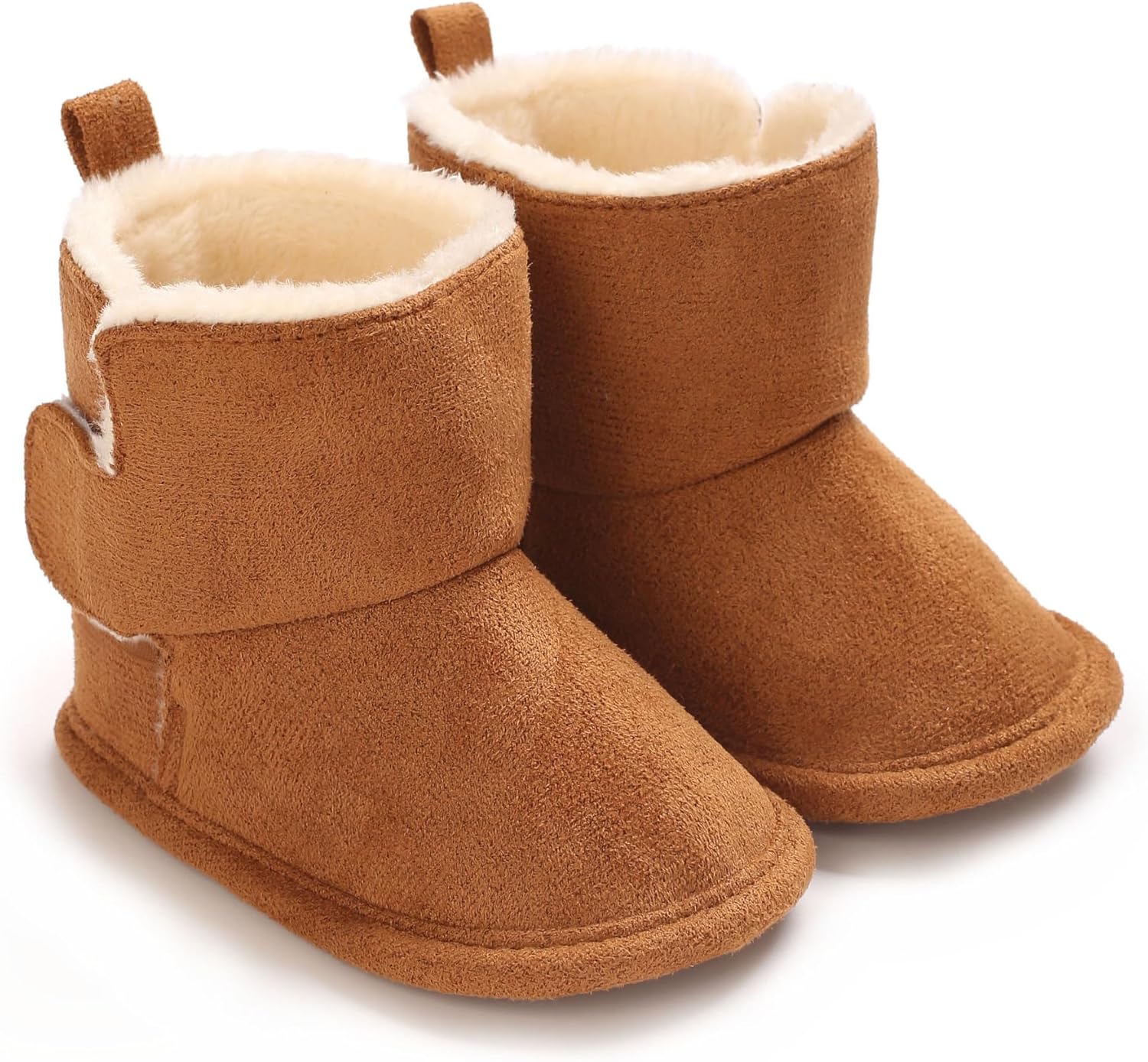 Зимние теплые ботинки для мальчиков и девочек с мягкой флисовой подкладкой и мягкой подошвой, для новорожденных, нескользящие Purepips, Brown
Зимние теплые ботинки для мальчиков и девочек с мягкой флисовой подкладкой и мягкой подошвой, для новорожденных, нескользящие Purepips, Brown