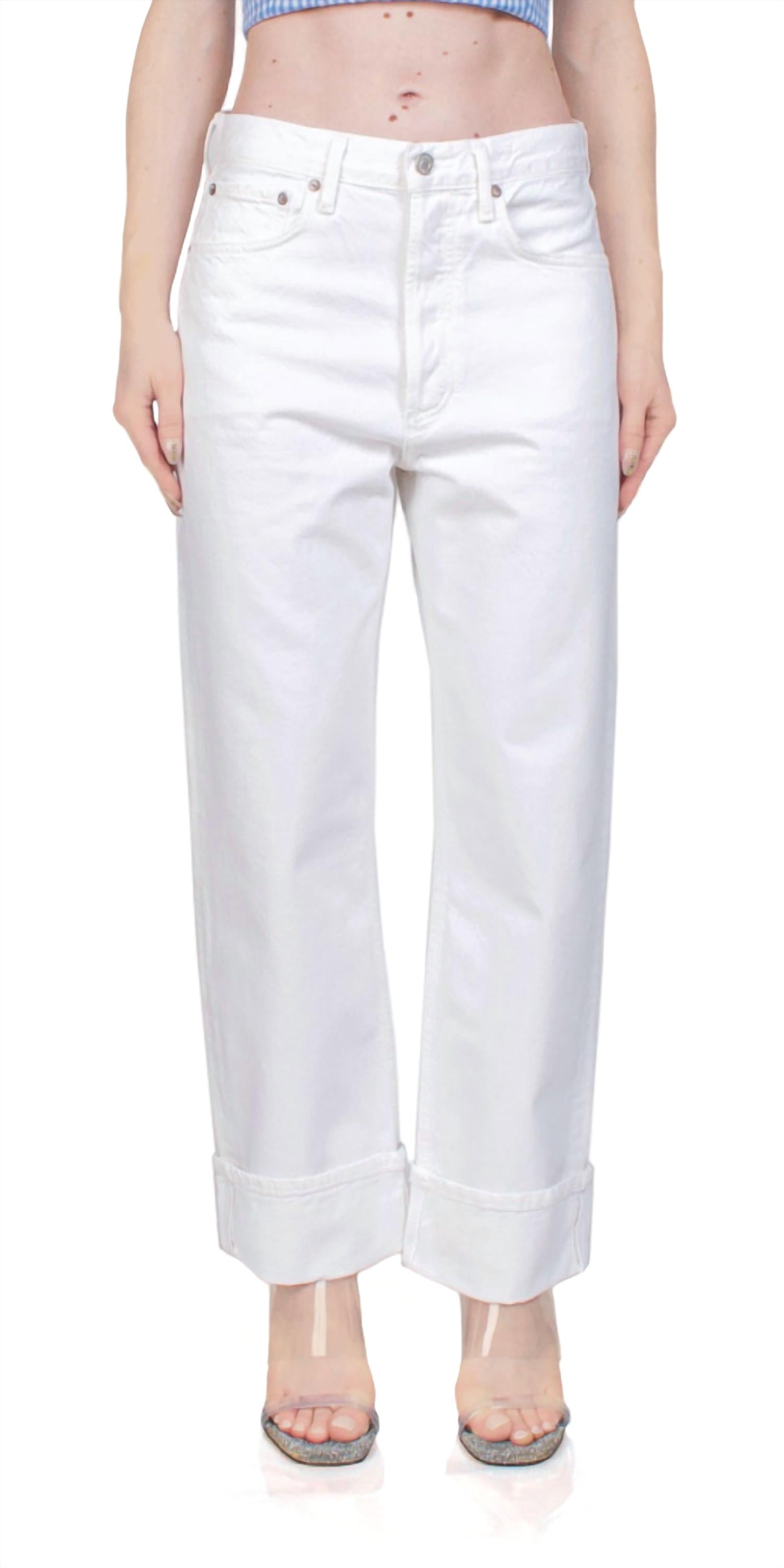 Фрэн Лоу, прямые джинсы в молочном коктейле AGOLDE, milkshake
Фрэн Лоу, прямые джинсы в молочном коктейле AGOLDE, milkshake