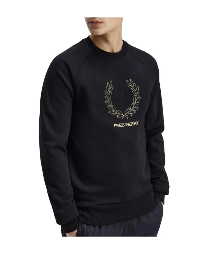Толстовка с лавровым венком Fred Perry, черный
Толстовка с лавровым венком Fred Perry, черный