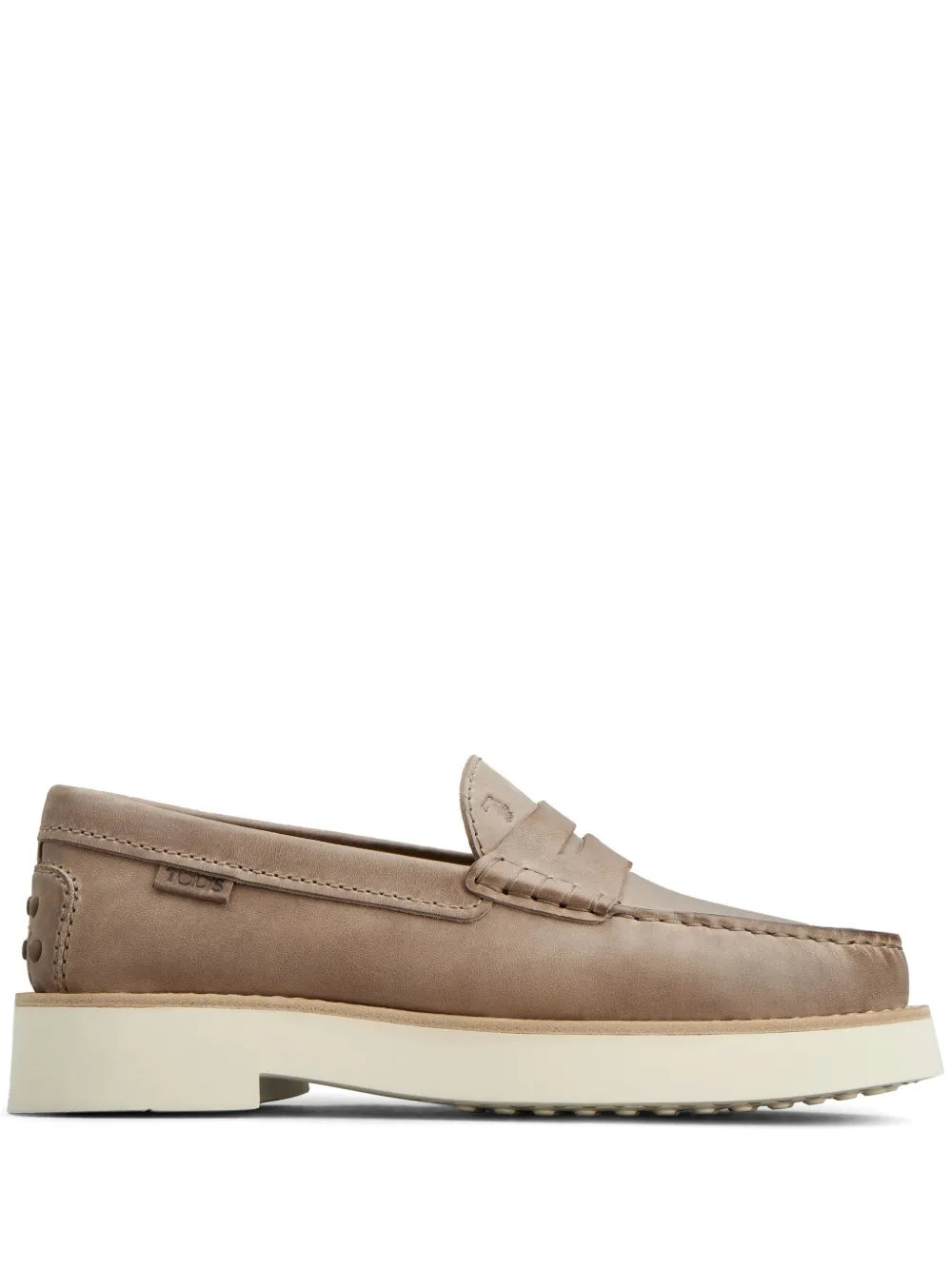 Лоферы с тисненым логотипом Tod'S, коричневый
Лоферы с тисненым логотипом Tod'S, коричневый