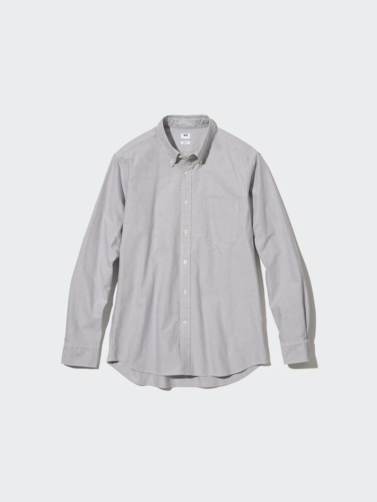 Оксфордская рубашка приталенный крой Uniqlo, цвет 06 серый
Оксфордская рубашка приталенный крой Uniqlo, цвет 06 серый