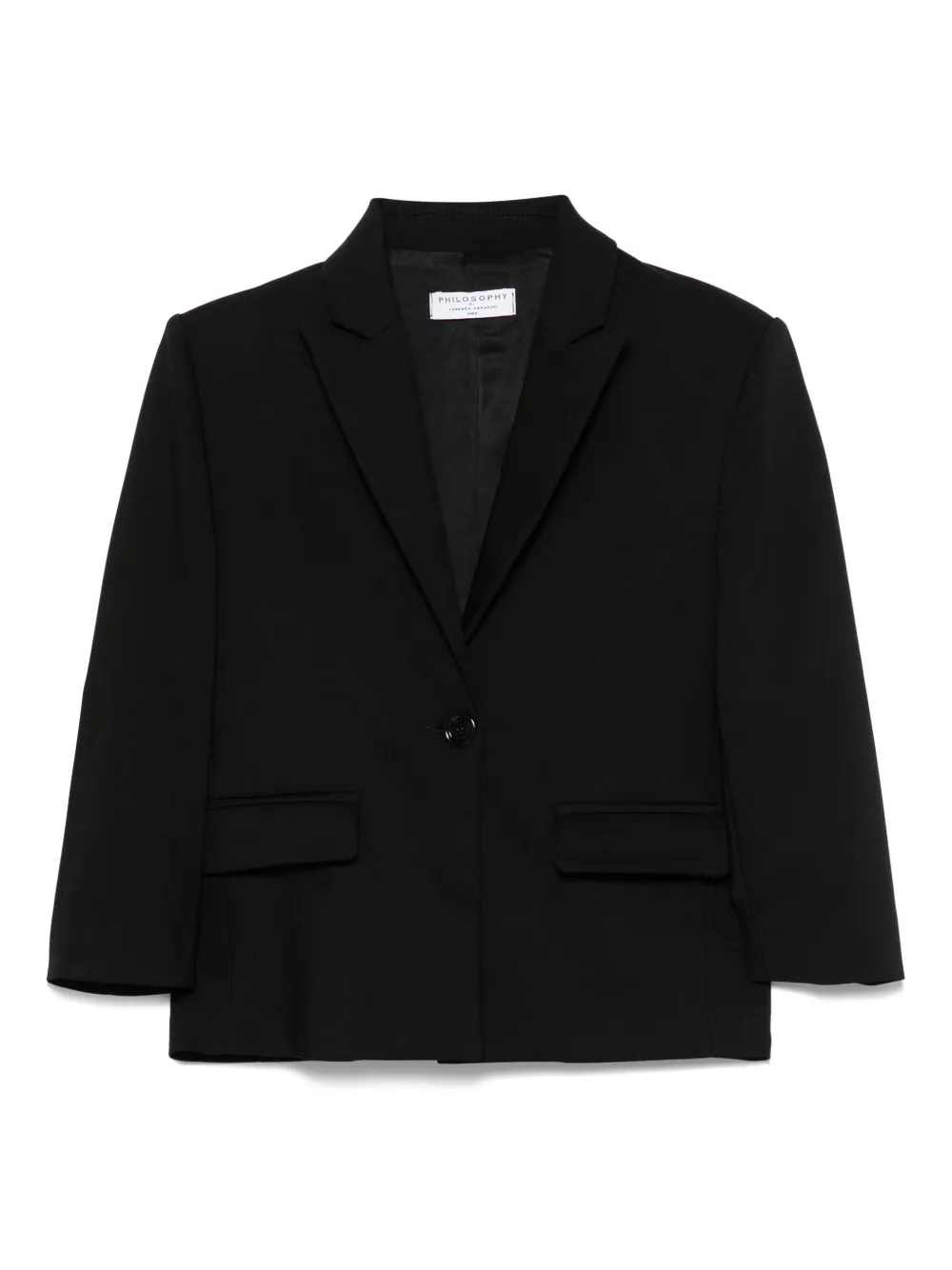 Однобортный блейзер Philosophy Di Lorenzo Serafini Kids, черный
Однобортный блейзер Philosophy Di Lorenzo Serafini Kids, черный
