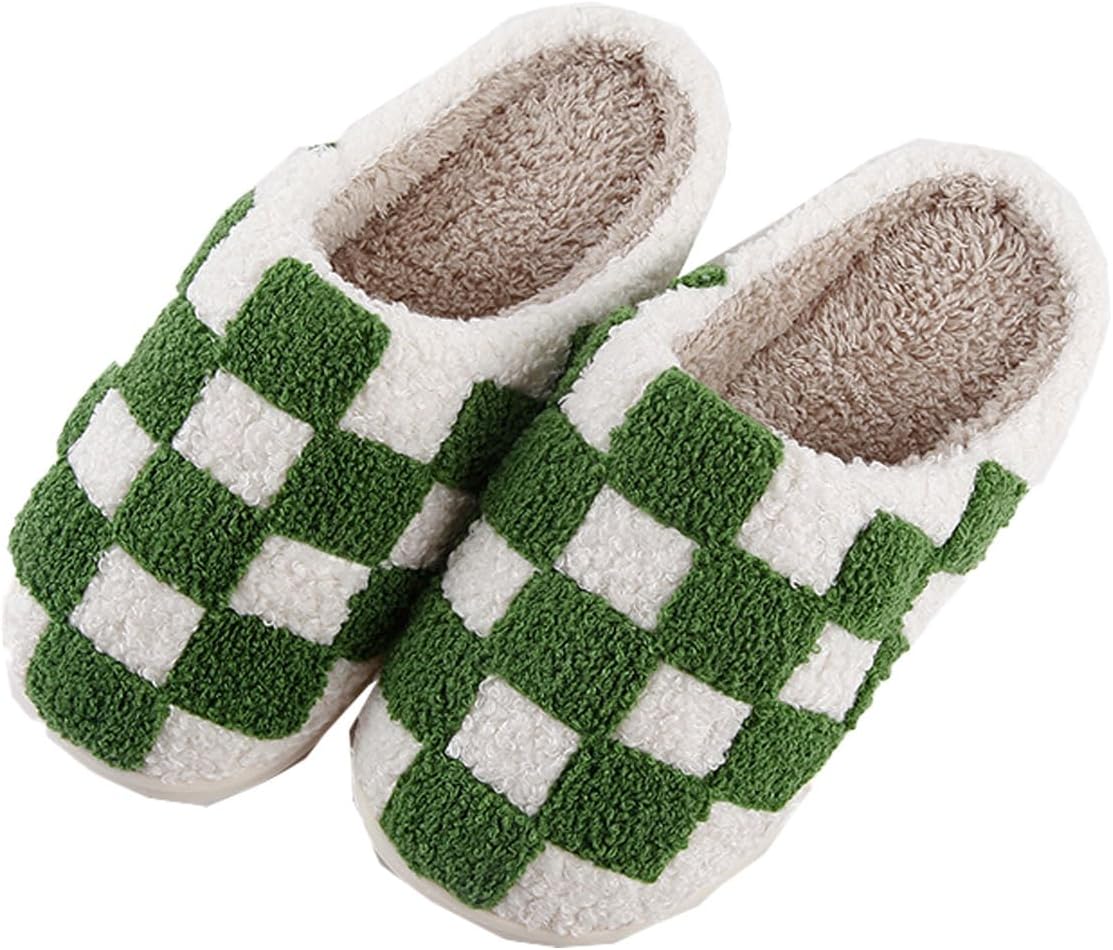 Домашние тапочки для женщин и мужчин, ретро, мягкие, плюшевые, легкие, тапочки Jaguar, удобные для дома и улицы, с подошвой, предотвращающей скольжение Oukisam, Checkboard Green
Домашние тапочки для женщин и мужчин, ретро, мягкие, плюшевые, легкие, тапочки Jaguar, удобные для дома и улицы, с подошвой, предотвращающей скольжение Oukisam, Checkboard Green