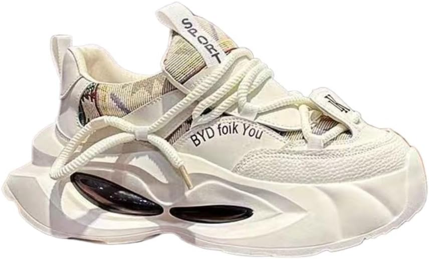 Модные массивные кроссовки для мужчин с высотой 5 см и дышащим сетчатым и синтетическим верхом для повседневной и спортивной одежды Ctkvbmeoi, белый/бежевый
Модные массивные кроссовки для мужчин с высотой 5 см и дышащим сетчатым и синтетическим верхом для повседневной и спортивной одежды Ctkvbmeoi, белый/бежевый