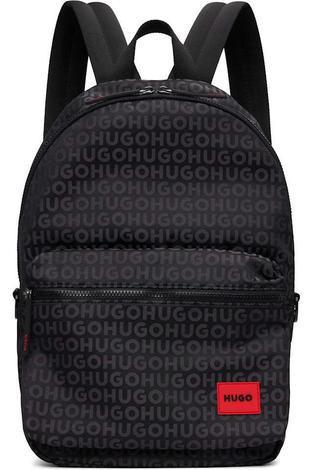 Рюкзак с нашивкой с логотипом Hugo, черный
Рюкзак с нашивкой с логотипом Hugo, черный