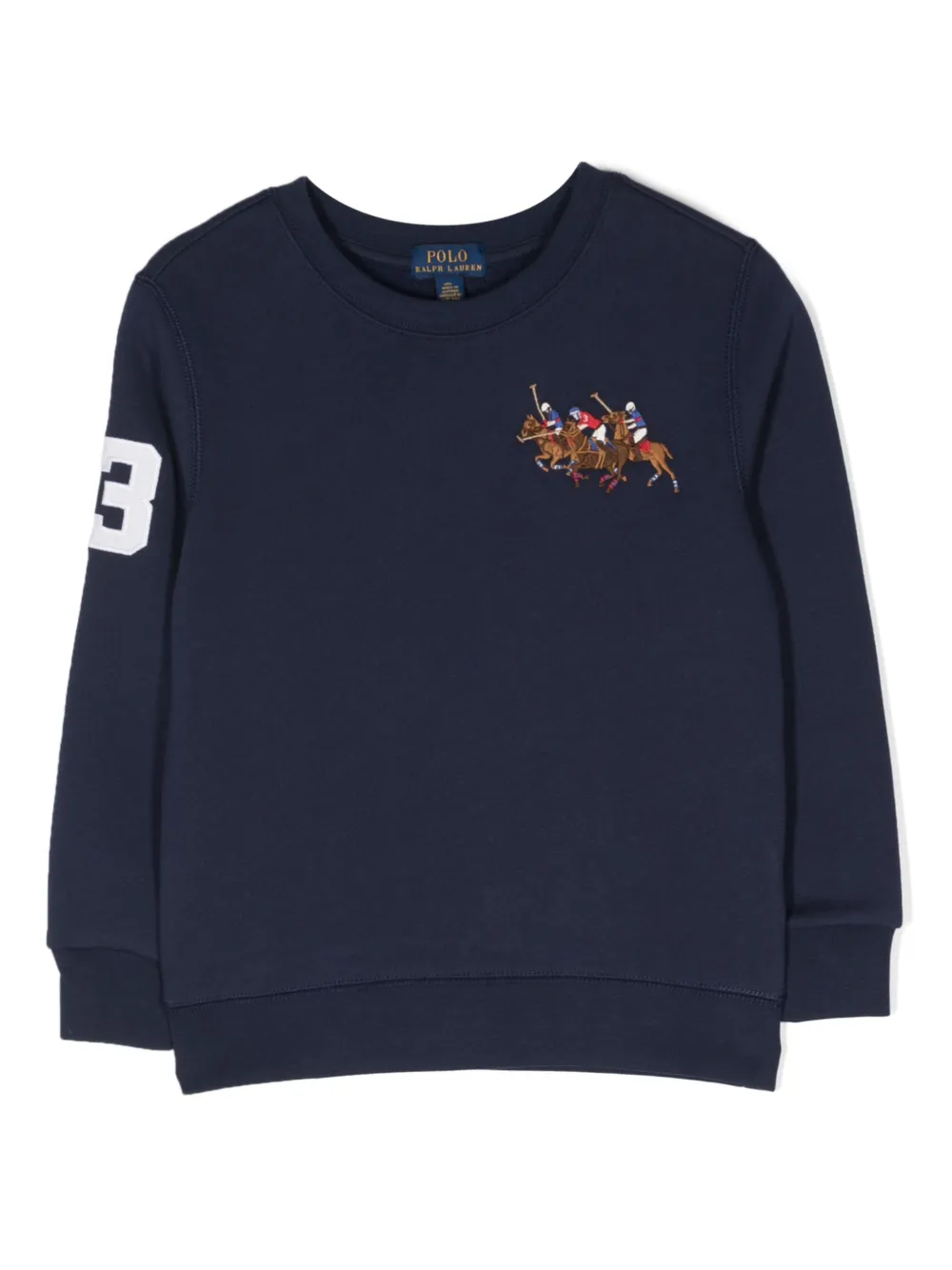 Толстовка с вышивкой Polo Pony POLO RALPH LAUREN KIDS, синий 
Толстовка с вышивкой Polo Pony POLO RALPH LAUREN KIDS, синий