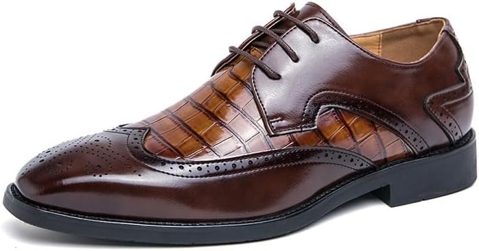 Мужские классические кожаные туфли, дерби с контрастным дизайном, для бизнеса, официальных мероприятий, свадеб, удобные для вождения, повседневные Zestrelax, коричневый
Мужские классические кожаные туфли, дерби с контрастным дизайном, для бизнеса, официальных мероприятий, свадеб, удобные для вождения, повседневные Zestrelax, коричневый