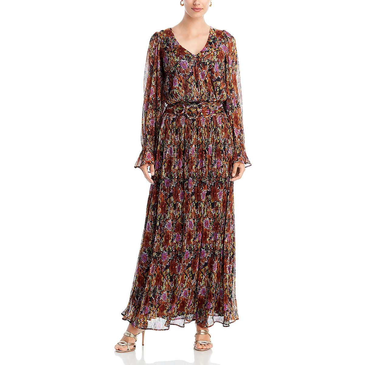 Платье макси с длинными рукавами Kinsley Womens Metallic Ramy Brook, цвет black/orange multi
Платье макси с длинными рукавами Kinsley Womens Metallic Ramy Brook, цвет black/orange multi