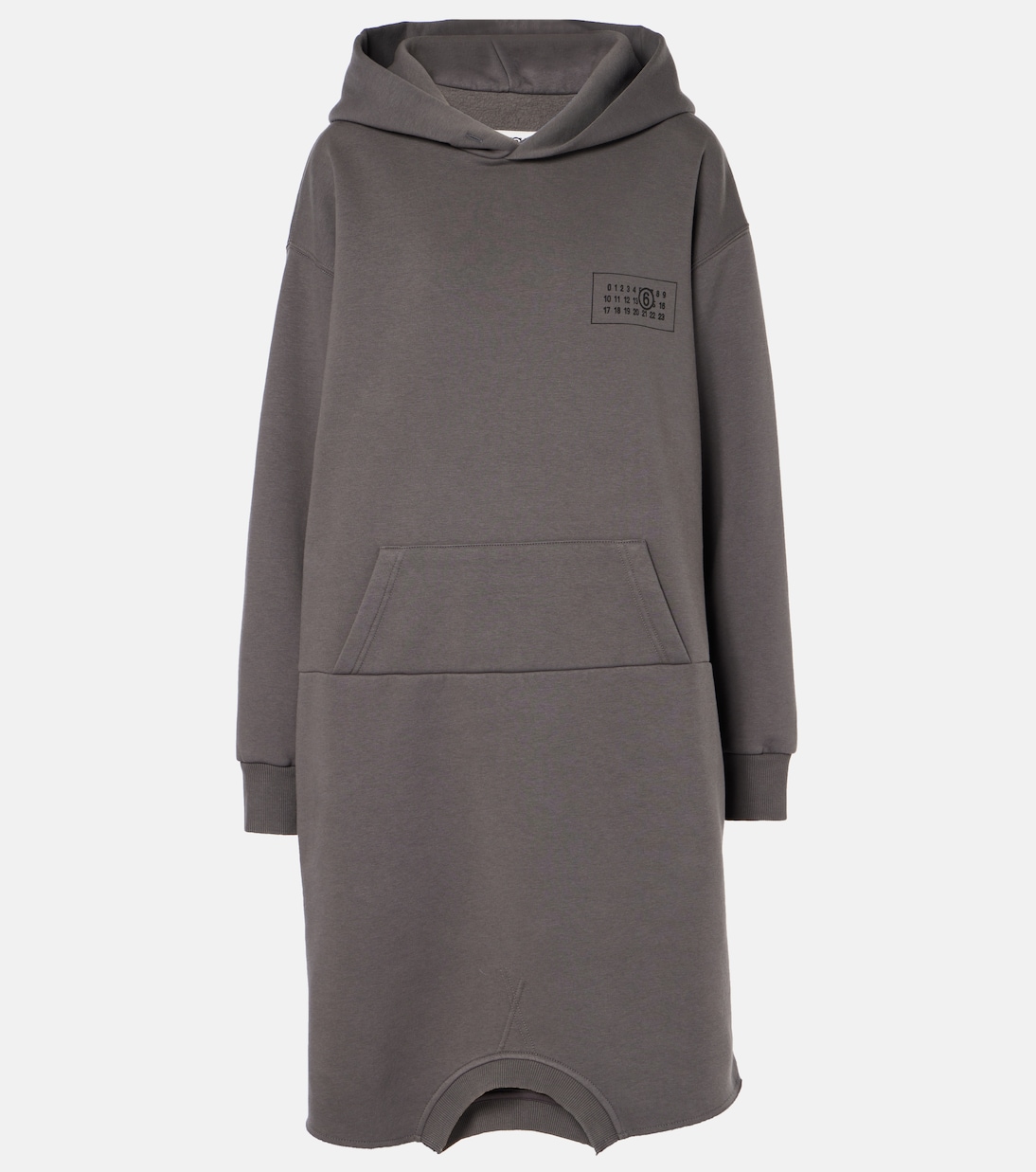 Платье-свитер из хлопкового трикотажа MM6 Maison Margiela, серый
Платье-свитер из хлопкового трикотажа MM6 Maison Margiela, серый