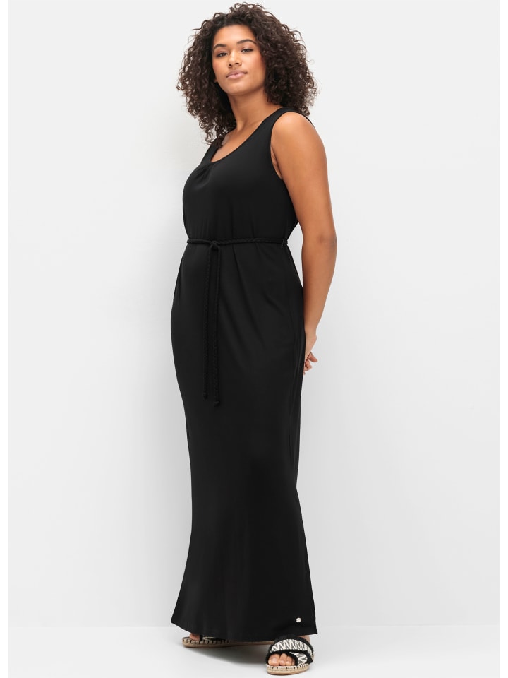 Платье до колена sheego, черный
Платье до колена sheego, черный