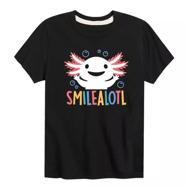 Футболка с принтом Smilealotl для мальчиков 8-20 лет Licensed Character, черный
Футболка с принтом Smilealotl для мальчиков 8-20 лет Licensed Character, черный