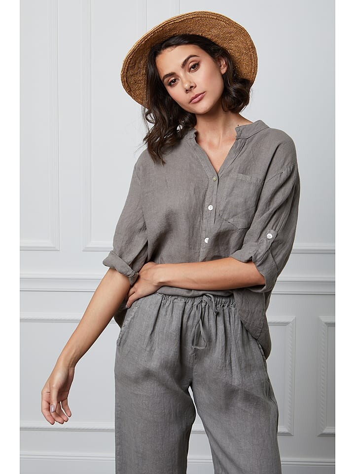 Блуза La Compagnie Du Lin Helly, серо-коричневый
Блуза La Compagnie Du Lin Helly, серо-коричневый