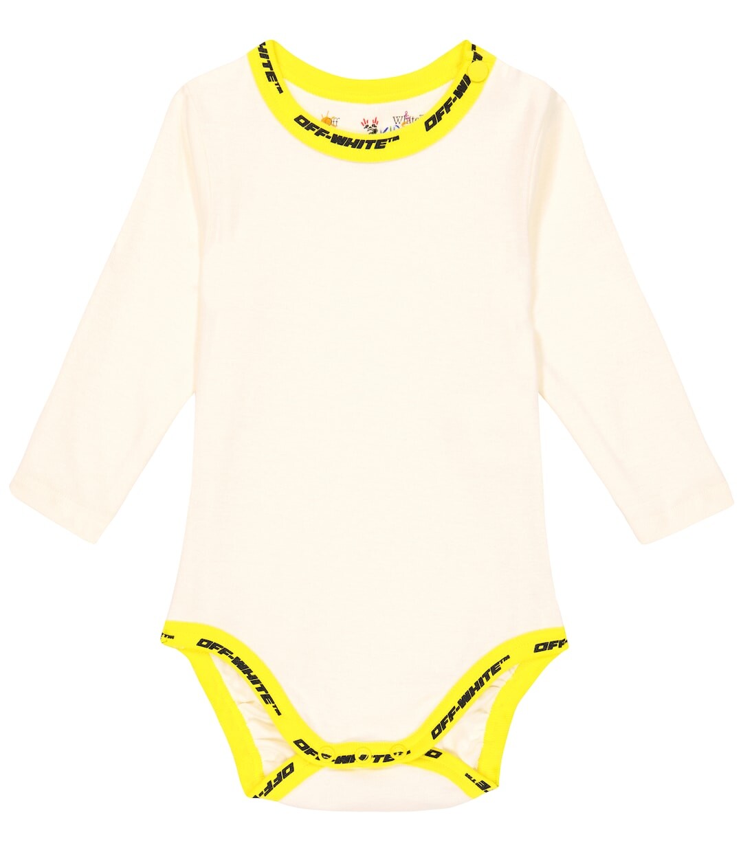 Детское боди из хлопкового джерси Off-White Kids, белый
Детское боди из хлопкового джерси Off-White Kids, белый