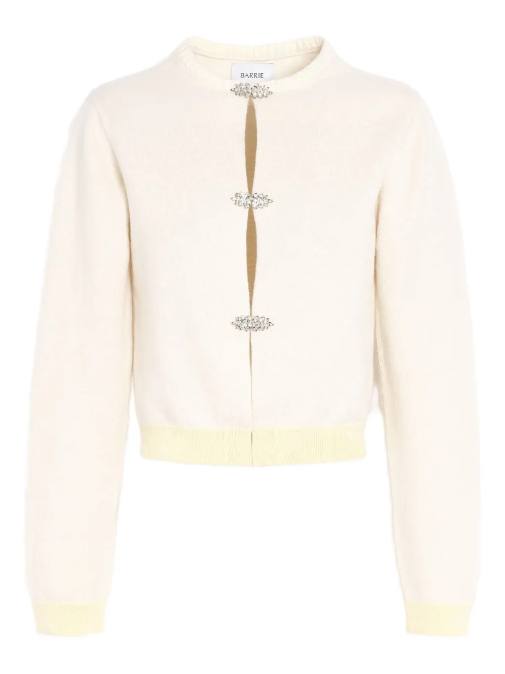 Кашемировый кардиган с драгоценными камнями Barrie, нейтральный
Кашемировый кардиган с драгоценными камнями Barrie, нейтральный