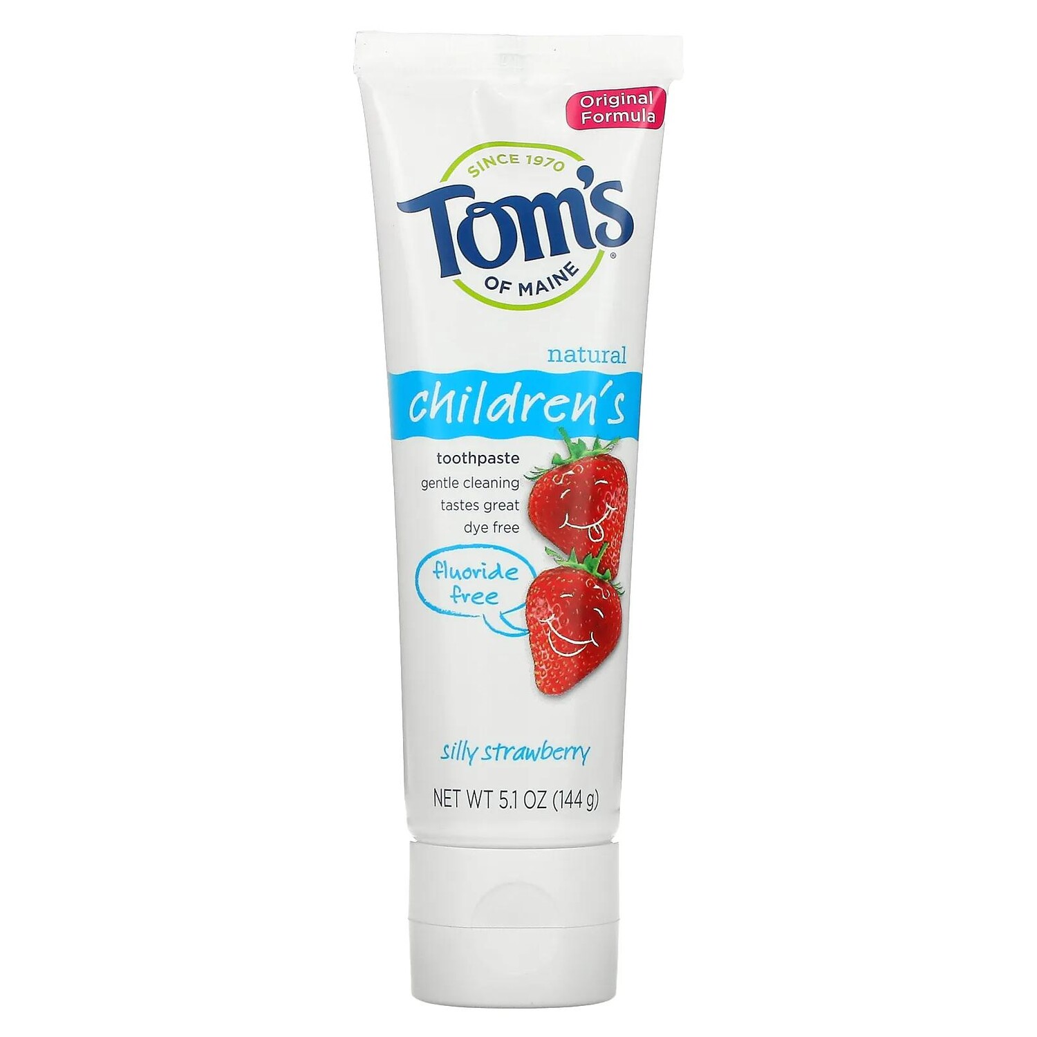 Tom's of Maine Natural Children's Toothpaste Fluoride-Free Silly Strawberry 5.1 oz (144 g)
Tom's of Maine Natural Children's Toothpaste Fluoride-Free Silly Strawberry 5.1 oz (144 g)