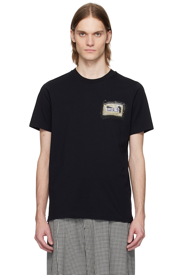 Хлопковая футболка малого размера 'marni' с коллажным принтом Marni, черный
Хлопковая футболка малого размера 'marni' с коллажным принтом Marni, черный