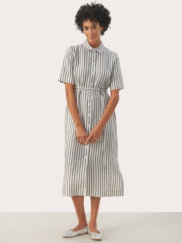 Платье-рубашка в полоску от emmalou Part Two, черный/белый
Платье-рубашка в полоску от emmalou Part Two, черный/белый