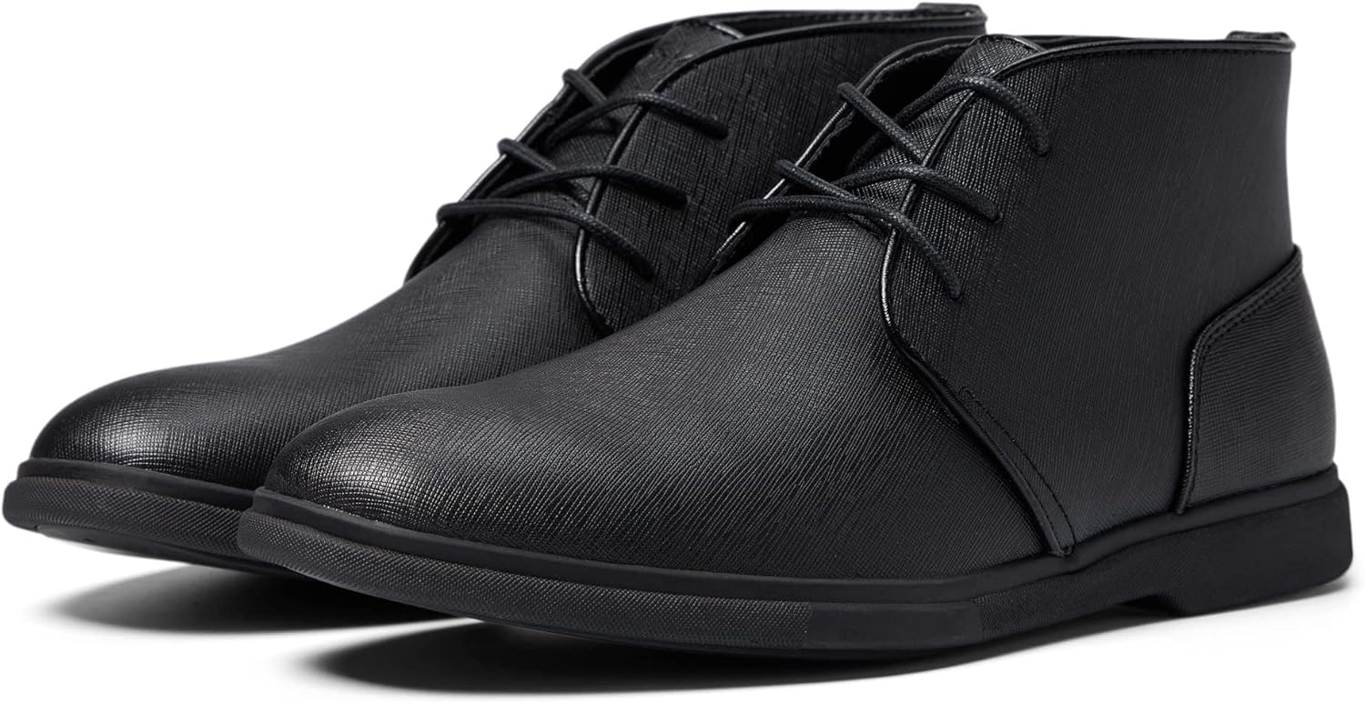 Мужские плюшевые ботинки Calvin Klein, Black Emboss Leather 001
Мужские плюшевые ботинки Calvin Klein, Black Emboss Leather 001