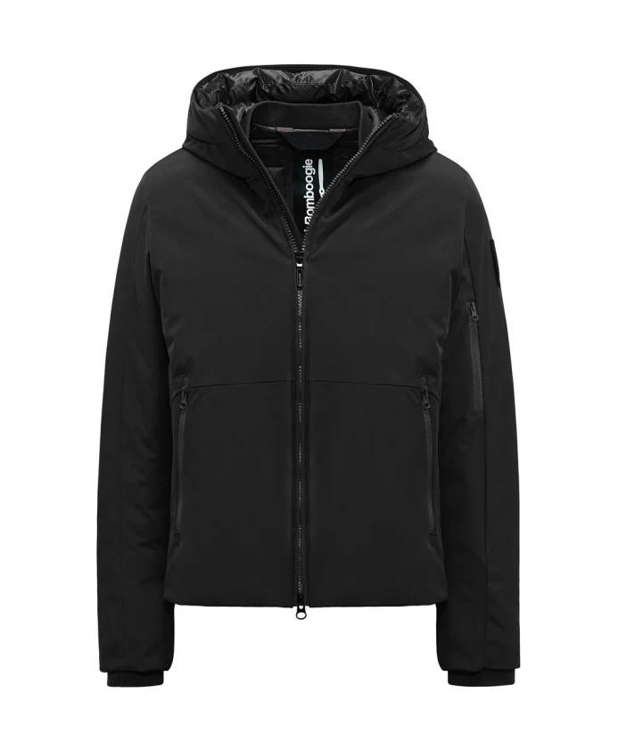 Черная пуховая куртка без рукавов с боковыми разрезами Bomboogie, черный
Черная пуховая куртка без рукавов с боковыми разрезами Bomboogie, черный