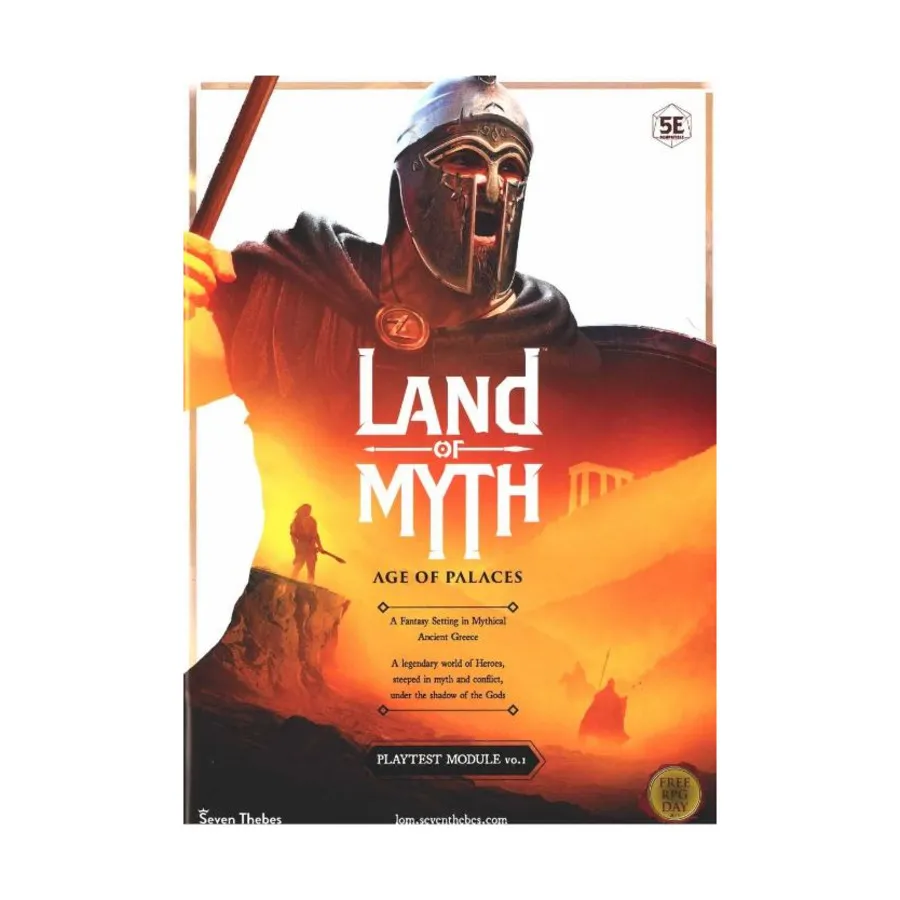 Модуль Land of Myth - Age of Places, Playtest Module Vol. 1 (Free RPG Day 2019), Land of Myth - Age of Places
Модуль Land of Myth - Age of Places, Playtest Module Vol. 1 (Free RPG Day 2019), Land of Myth - Age of Places